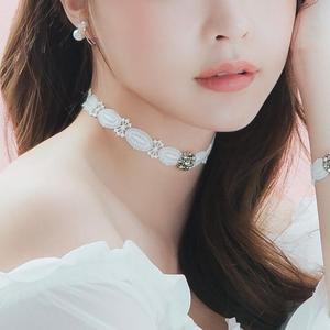 [QN4027VC]에스닉 레이스 초커 목걸이