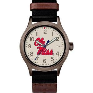 타이맥스 Timex Tribute 남성용 Collegiate Pride 40mm 시계 블랙 패스트랩 스트랩