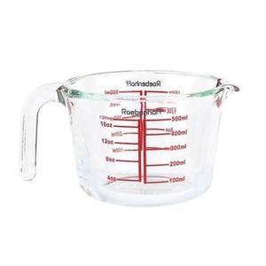 내열유리 손잡이 계량컵 500mL 눈금컵 용량측정