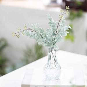 초록 마음 유리화병 set 21cm diy 3컬러 인테리어 여름 조화 장식 소품 꾸미기