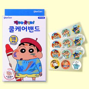 짱구는못말려 짱구 쿨케어 밴드 18매입 하이드로겔 패드