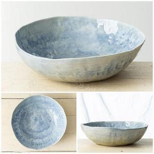 [XBG6J6ON]이천도자기 수묵 높은 샐러드볼 2호 26cm 식기