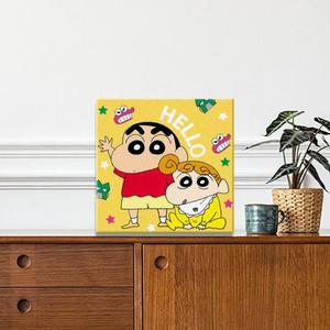 [RGL41689]페인팅 캔버스 짱구 짱구앤짱아 20X20 짱구액자