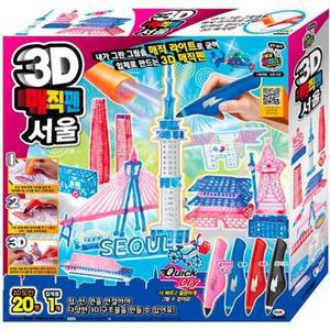 [XBGG90L1]어린이 집중력 감각발달 놀이 3D 매직펜 서울