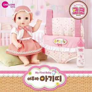 [XBI1K8JM]인형의집 아기 리본돌 베이비돌 코코 아기띠
