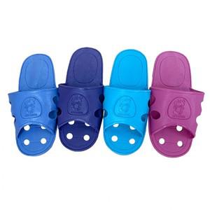 국산 물빠짐 PVC 욕실화 4color 색상랜덤 화장실 슬리퍼 실내화 목욕탕 신발 미끄럼방지 베란다 튼튼한