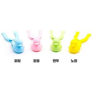 [HYIK0SGP_4B]스노우 오리 눈뭉치제조기 눈집게(색상랜덤)
