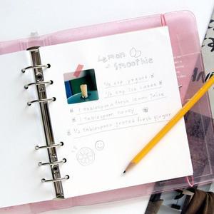 [BZJKQGHL_4B]a6 무지 노트 내지 리필 속지 기본 노트