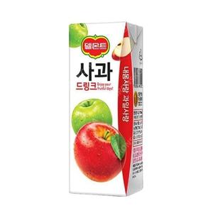 롯데 델몬트 사과 드링크팩 190ml X 32팩