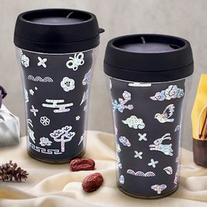 전통 자개 텀블러 자개공예 스티커 텀블러만들기 외국인선물 전통공예 시니어 만들기재료