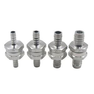 자동차 10 12mm 알루미늄 편도 반환 체크 밸브 연료 가솔린 디젤 오일 가스 밸브 맞는 기화기 호스 파이프 커넥터