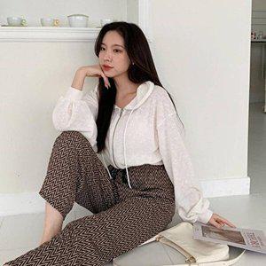 [신상오픈런]|KMJ6170|후드집업 얇은긴팔 동남아 봄여름 살안타 크롭점퍼