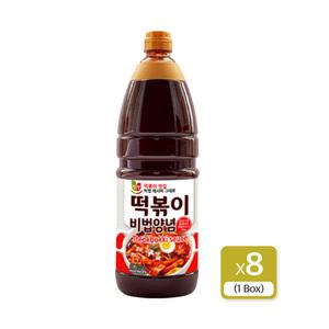 첫맛 떡볶이 비법양념 2.1kg 8개입 패트 황금레시피