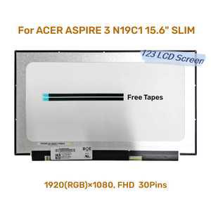액세서리 ASPIRE 3 N19C1 용 노트북 LCD 15.6 인치 슬림 0 핀 LED FULL-HD IPS