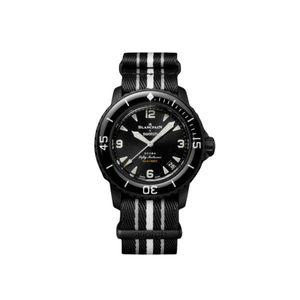 [정품] 스와치 x 블랑팡 바이오세라믹 오션 오브 스톰 Swatch Blancpain Bioceramic Ocean of Storms 67717