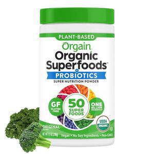 Orgain Organic Green 슈퍼푸드 파우더, (포장은 다를 수 있음)