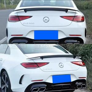 탄소 섬유 리어 스포일러 트렁크 윙 메르세데스 벤츠 호환 CLS C257 RT 스타일  FRP 단조 카본