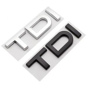 자동차 용품 3D ABS 블랙 TDI 로고  아우디 A3 A4 A5 A6 A7 A8 Q2 Q3 Q5 Q7 Q8 스티커 액세서리 자동차 트