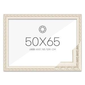 보석십자수 유행패브릭형 액자 50x65 고급형 매트화이트