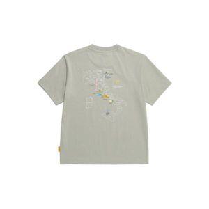 내셔널지오그래픽 N252UTS992 COOL MAX 월드맵 베이직핏 반팔 티셔츠 GREEN OLIVE 760897
