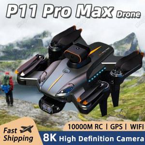 P11 Pro MAx 장애물 카메라 GPS 8K Wifi Quadcopter 드론 RC 방향 Foldable 회피 5G HD