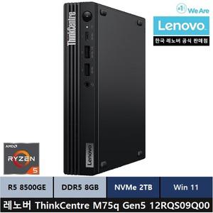 레노버 ThinkCentre M75q Gen5 12RQS09Q00 미니PC/R5 8500GE/8gb/2tb/Win11 Pro/Wi-Fi+BT - ps