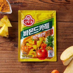 오뚜기 바몬드카레골드 약간매운맛 100G