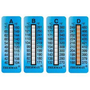 thermax 써머테이프 온도스티커 변화 테이프 테스토 8칸B 써맥스 B 71 110
