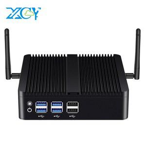미니PC 4500U VGA 8x 디스플레이 PC 와이파이 이더넷 XCY 4200U i5 윈도우 포트 HDMI 기가비트 팬리스 i7 USB 코어 리눅스 미니 지지대 인텔