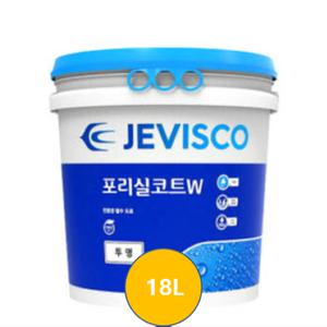 제비스코 포리실코트W 투명 수용성 외벽, 벽돌 침투형 발수 코팅 방수재 18L