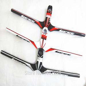 NESS 카본 자전거 핸들바 및 스템 통합 MTB 라이트 부품 90-120x580-720mm 신제품