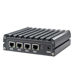 산업용 Win10/Linux J1900/J1800 쿼드 코어 CPU WIFI mSATA SSD 4LAN USB3.0 온보드, EMMC DDR3 미니 PC