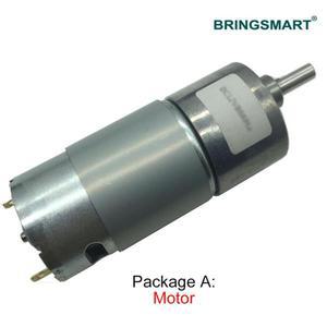 Bringsmart JGB37-550 미니 역방향 모터 12V DC 고 토크 전자 감속기 12v 기어 18-2300rpm