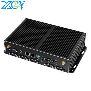 미니pc XCY 인텔 코어 i7 4500U 5500U 미니 PC 2xLAN 6xRS232 4xUSB HDMI VGA WiFi 3G 4G 임베디드 산업용