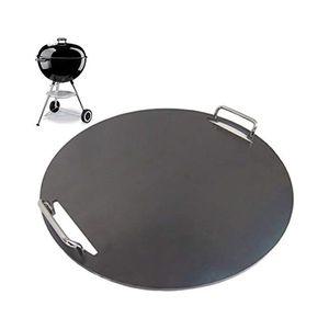 4726459 불판 캠핑팬 그릴팬 구이 그리들 WEBER 웨이버 바비큐 스토브 57cm 용 BBQ 캠핑 철판석쇠 판두께 6