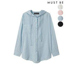 [하프클럽/머스트비]여성 루즈핏 썸머 후드 셔츠
