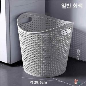 대형 플라스틱 세탁물 햄퍼 휴대용 욕실 더러운 옷 바구니 북유럽 스타일 홈 스토리지 의류에 대한 비 수제