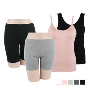 [국내생산]속바지2500/나시/면/인견/브라런닝/학생/롱/런닝/끈/여름속옷/여성/여자1부2부3부5부쫄바지