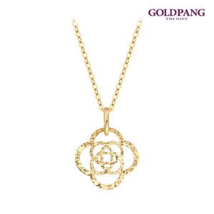 [골드팡] 18k 로즈다이아컷 펜던트