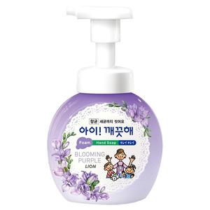 [아이깨끗해] 아이깨끗해 향균 폼 핸드솝 용기(250ml) 블루밍퍼플 손세정제 거품형 핸드워시