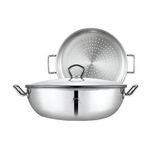 샤르텐클래식IH웍+찜기(32cm)