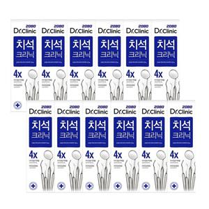 2080 닥터크리닉 치석 크리닉 치약 120g x12개