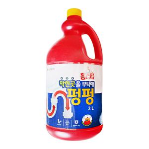 엘지 홈스타 세정제 막힌곳을 부탁해 펑펑 2L 1개 배수구