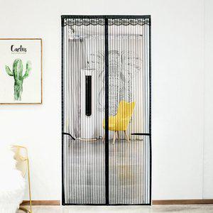 [굿즈트리]아트도어 스트라이프 문 모기장(100x210cm)자석모기장