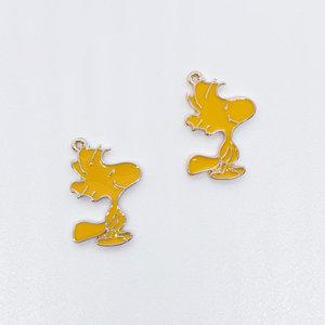 옐로우 스누피 우드스톡 키링펜던트 악세사리 부자재 목걸이 팔찌 발찌 키홀더 에어팟 가방고리 핸드폰줄 폰줄 백참 폰꾸 키케이스 인형꾸미기 만들기 재료