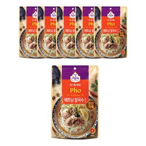 티아시아키친 베트남 쌀국수 소스 진한 차돌, 90g, 6개
