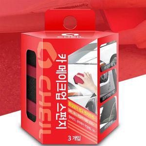 [제이큐]자동차 세차 스펀지 왁스 컴파운드 유막 제거용 3P X ( 2매입 )