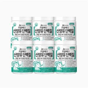 중외제약 리얼메디 산양유 단백질 분말 3W 프로틴 마스터 6통 SJ