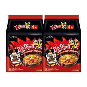 [NS홈쇼핑]삼양 불닭볶음탕면 4입 x 2개/총8입[33230321]