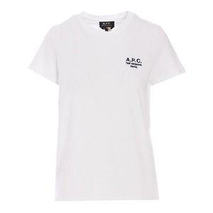 [아페쎄]APC 아페쎄 반팔 티셔츠 루마담 로고 여성 화이트 COEZC F26842 AAB